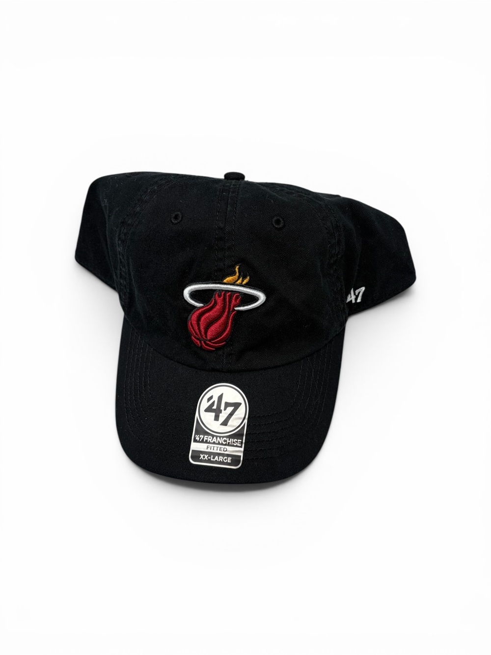 Miami Heat Logo Fitted Hat Cap Size XXL